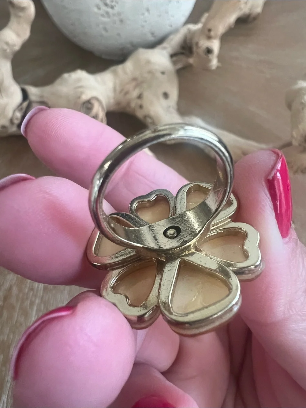 Yellow Flower Statement Ring - Women Jewelry